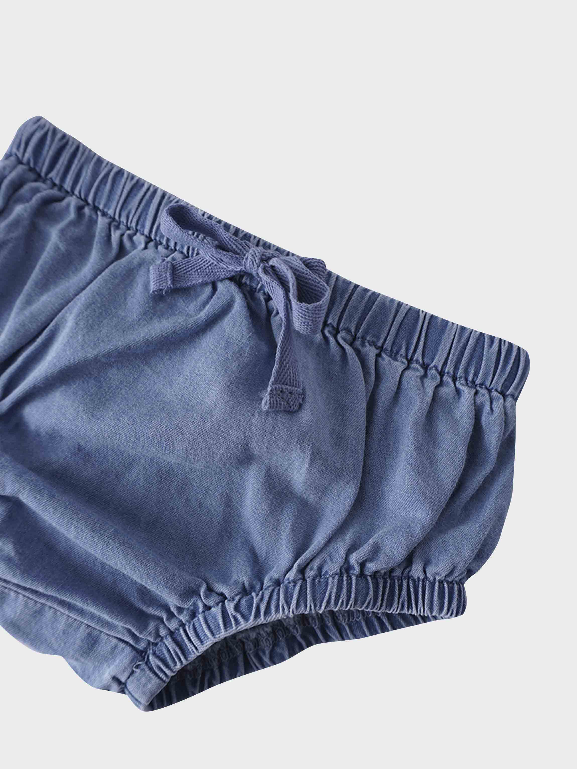 Draw String Bloomer-Light Denim