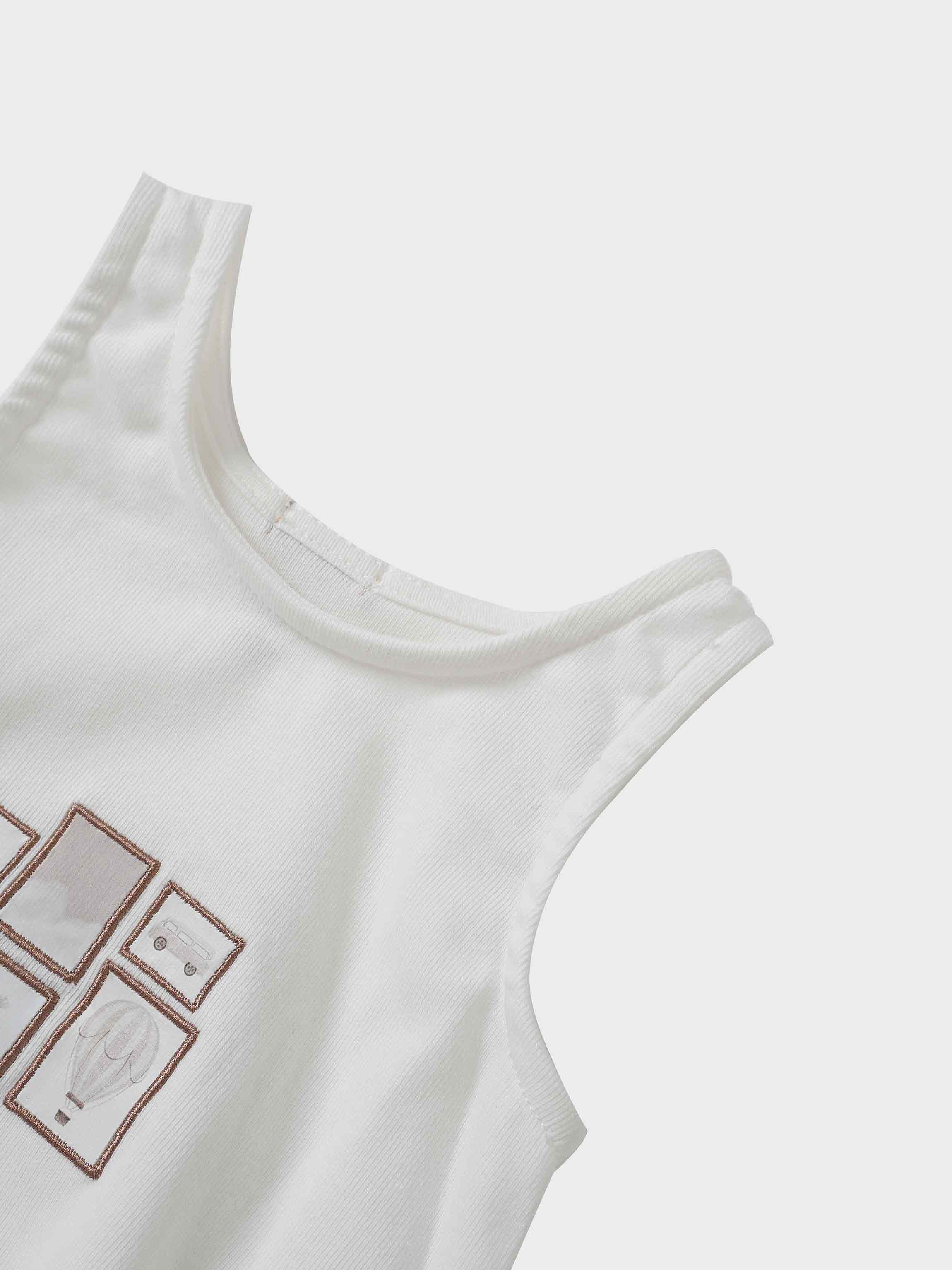 Mini Gallery Romper - Pink