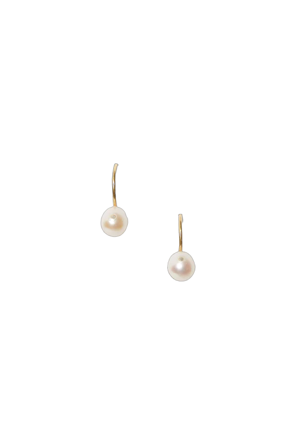 Mini Diem Drop Earrings - Gold