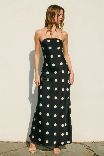 ARIA STRAPLESS MAXI DRESS