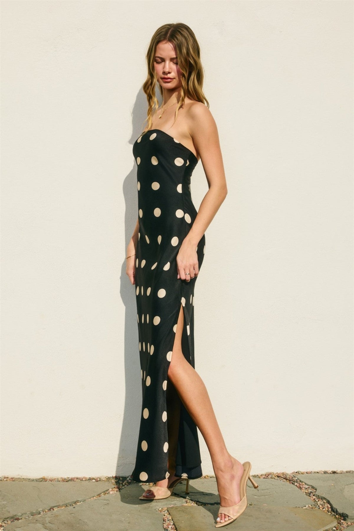 ARIA STRAPLESS MAXI DRESS