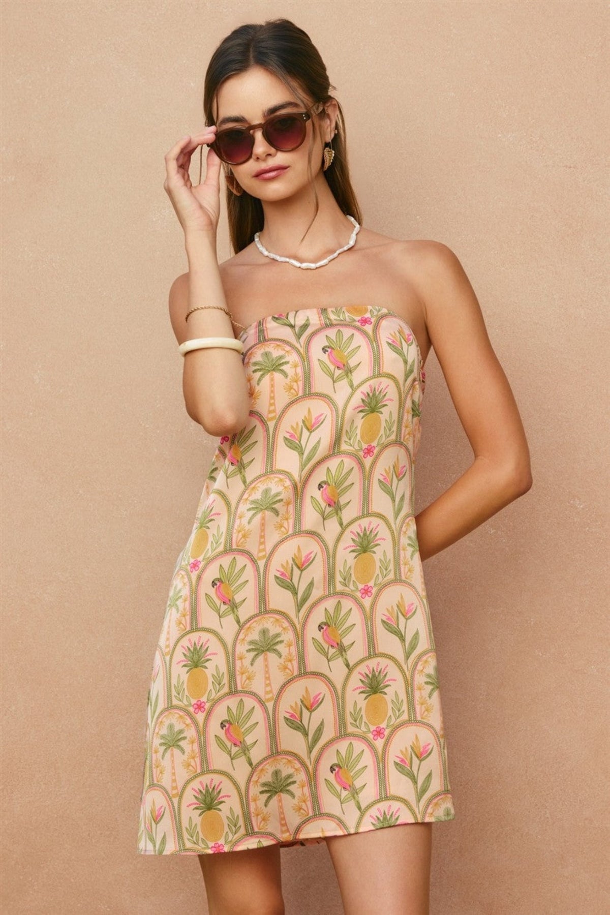 MALLORY STRAPLESS MINI DRESS
