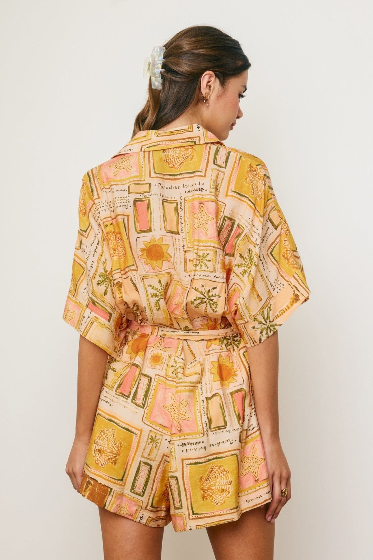 SANDI SHORT SLEEVE ROMPER