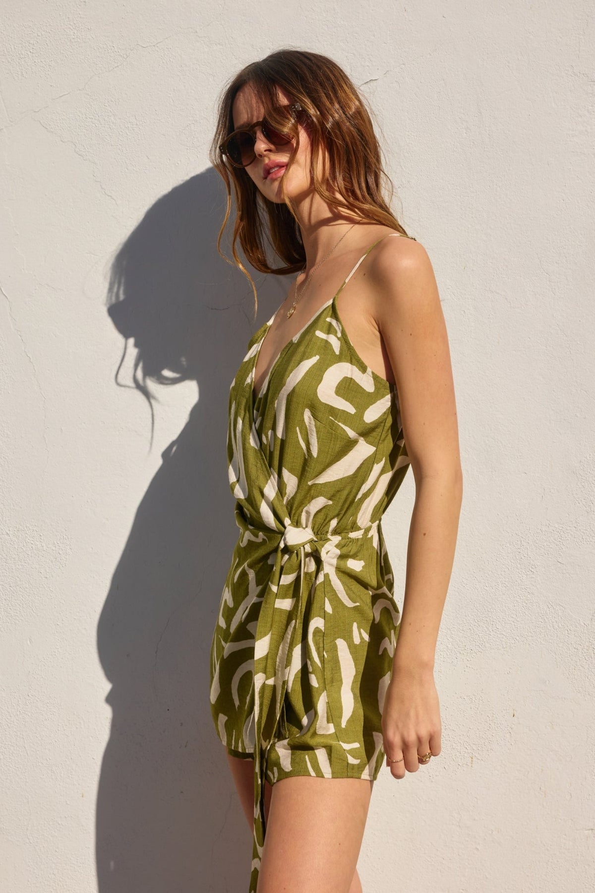 JAE TIE-WAIST ROMPER