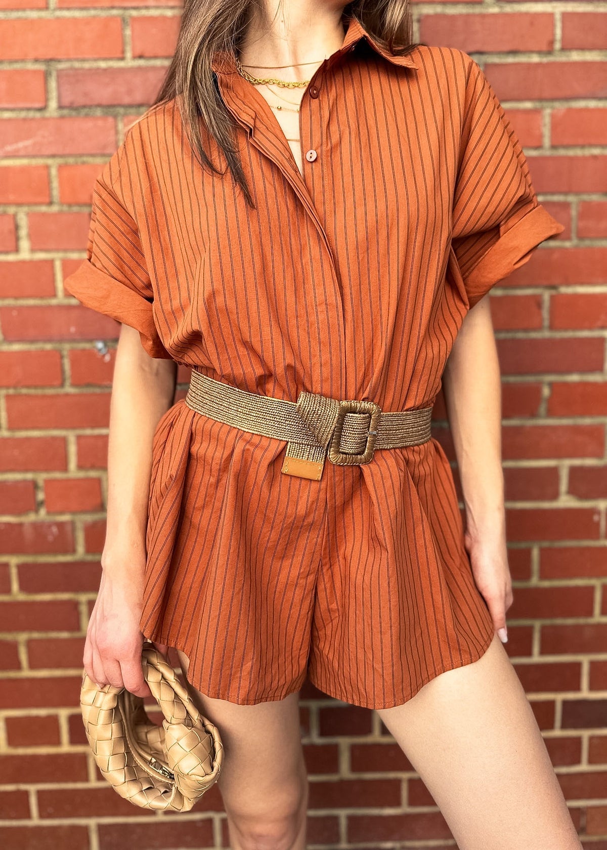 ELLIE SHORT SLEEVE ROMPER