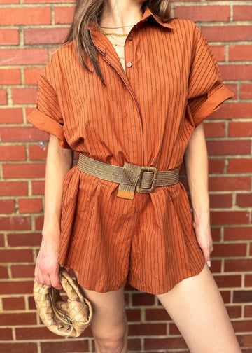 ELLIE SHORT SLEEVE ROMPER