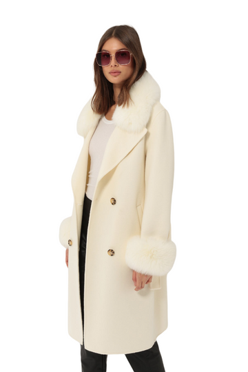 Marta Wool Coat - Cream
