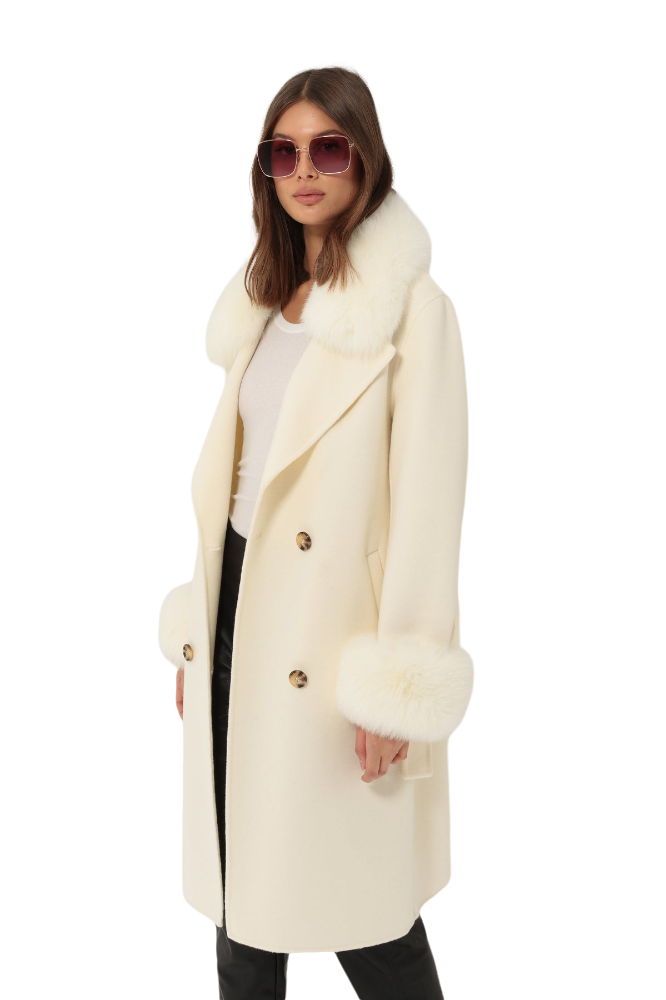 Marta Wool Coat - Cream