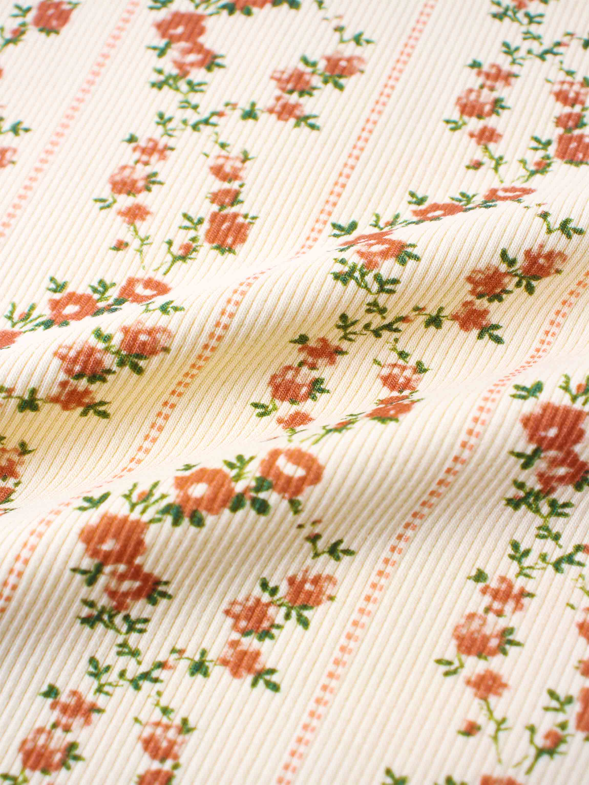 Floral cascade Short sleeve shirt & skirt
