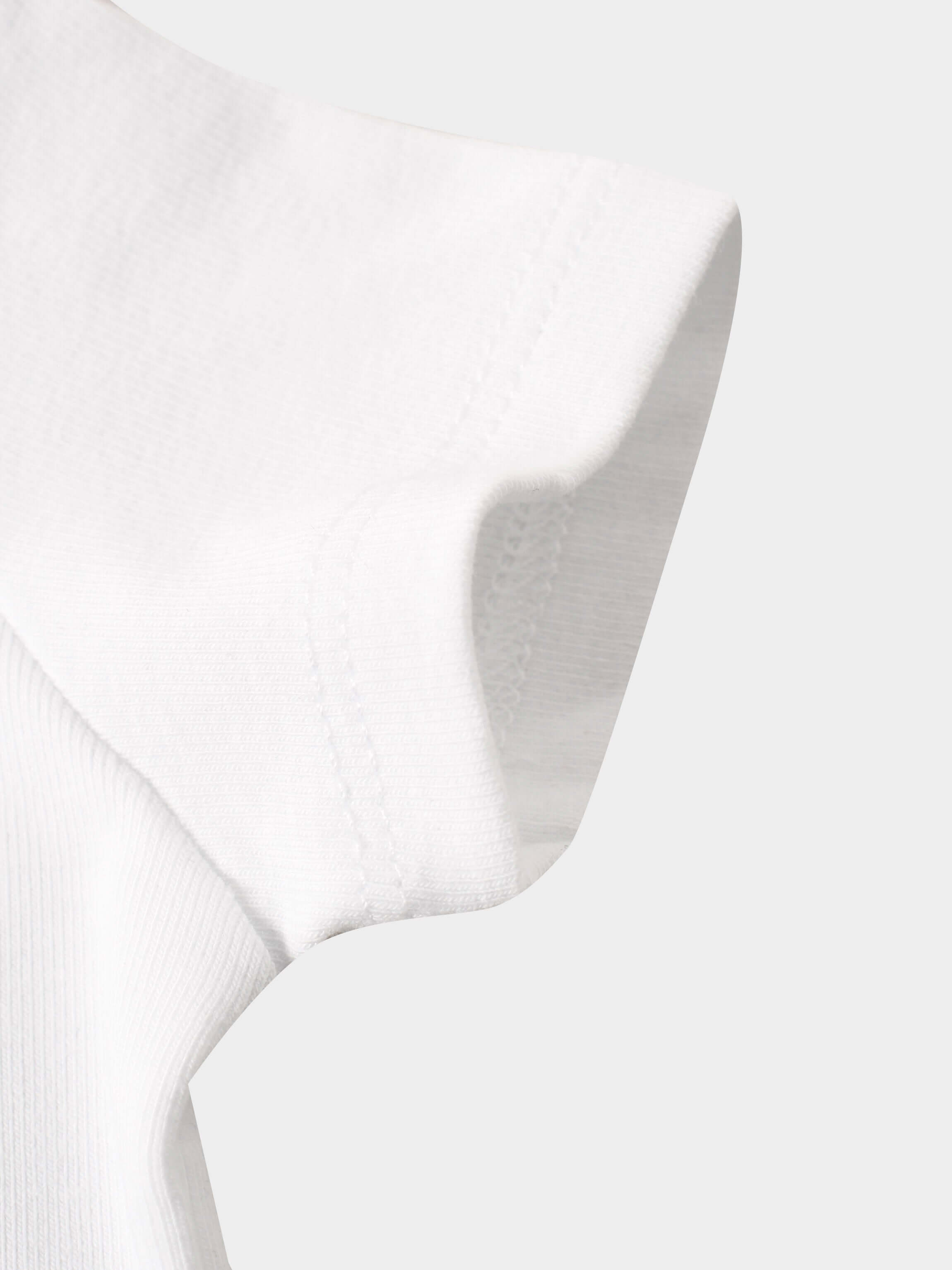 White Boxy Short Sleeve T-Shirt