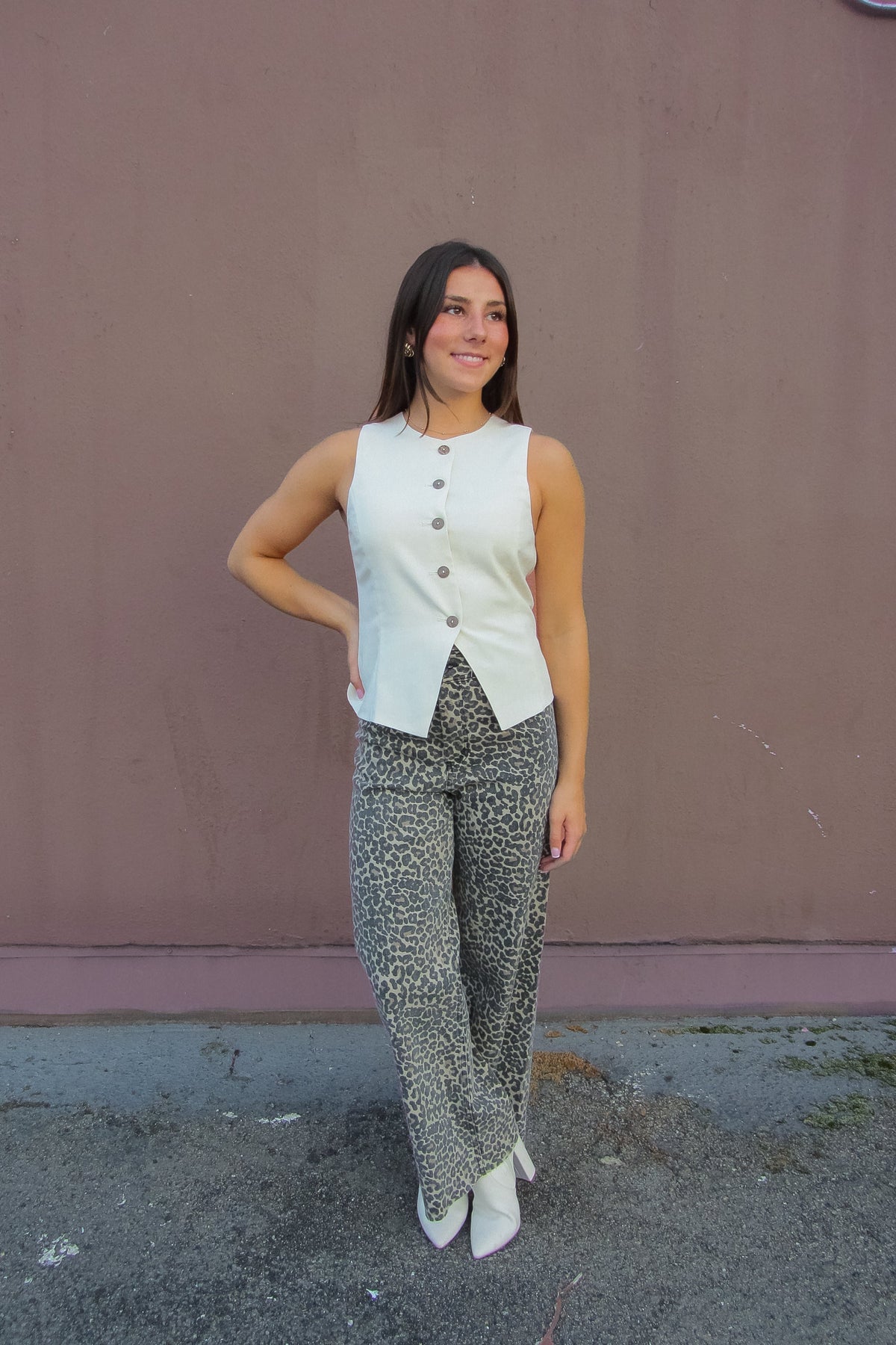 Leopard Print Denim Jeans RESTOCK!