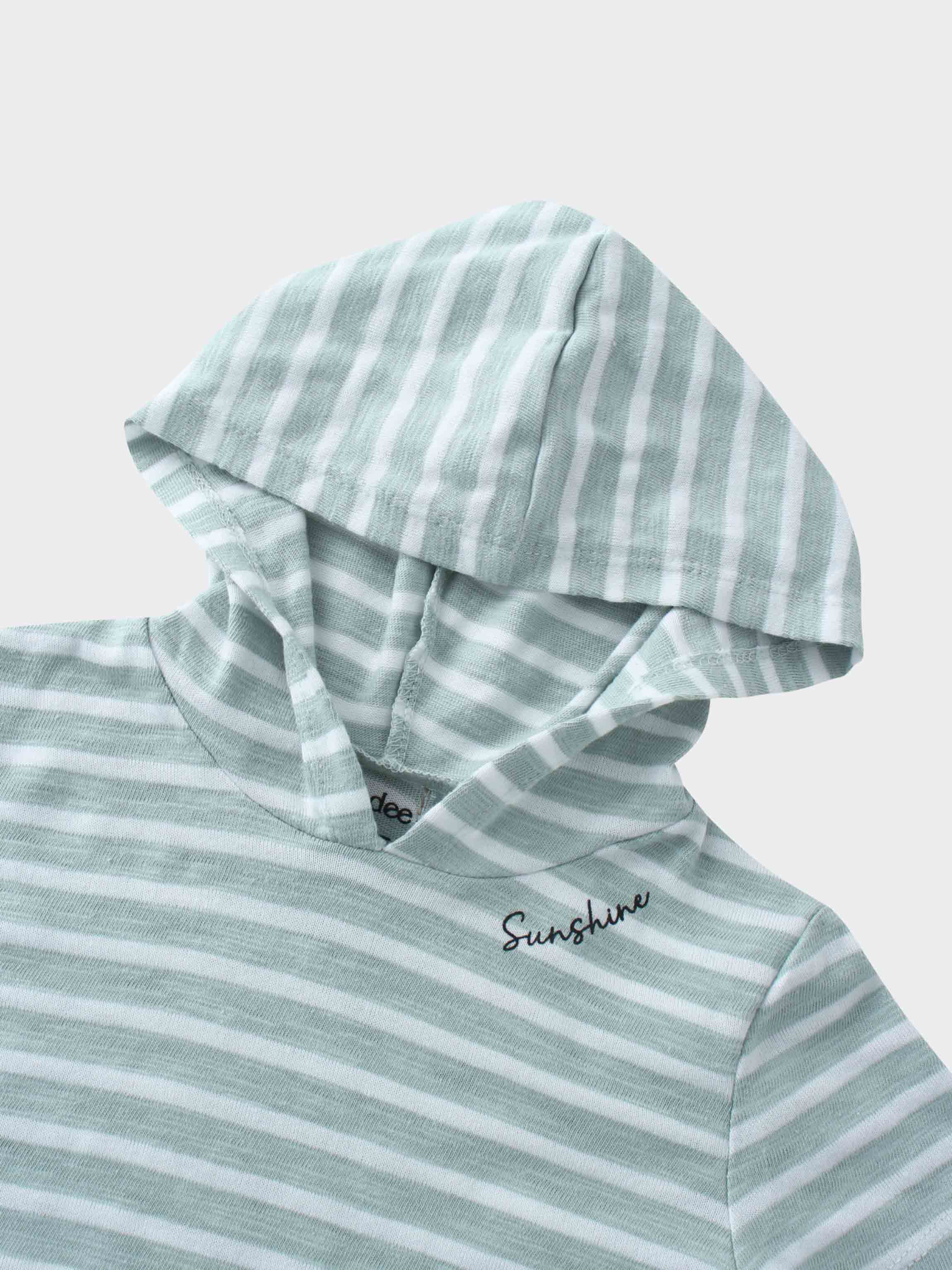 Striped Short Sleeve T-Shirt - Pastel Green