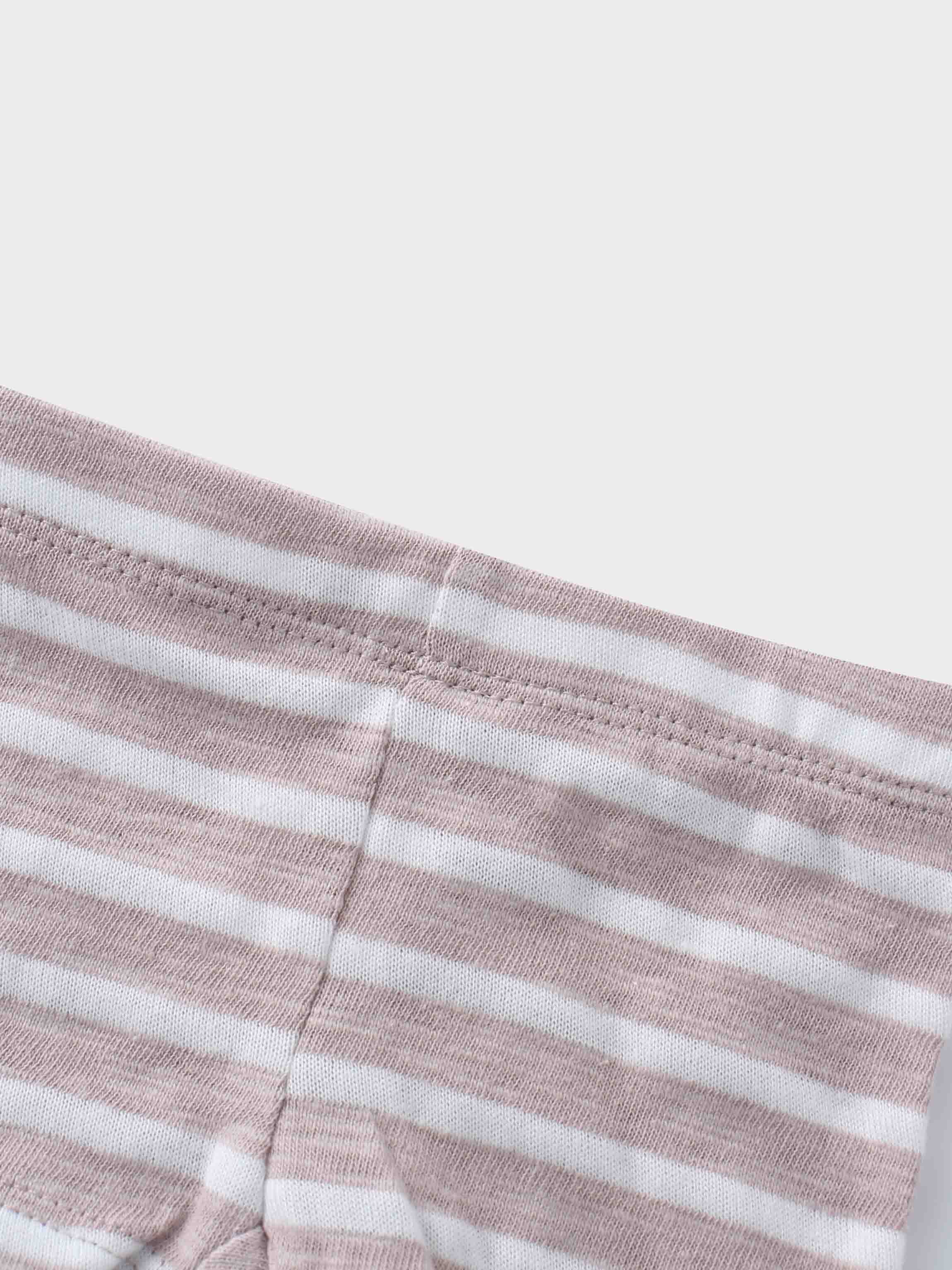 Striped Tank Set- Pastel Pink