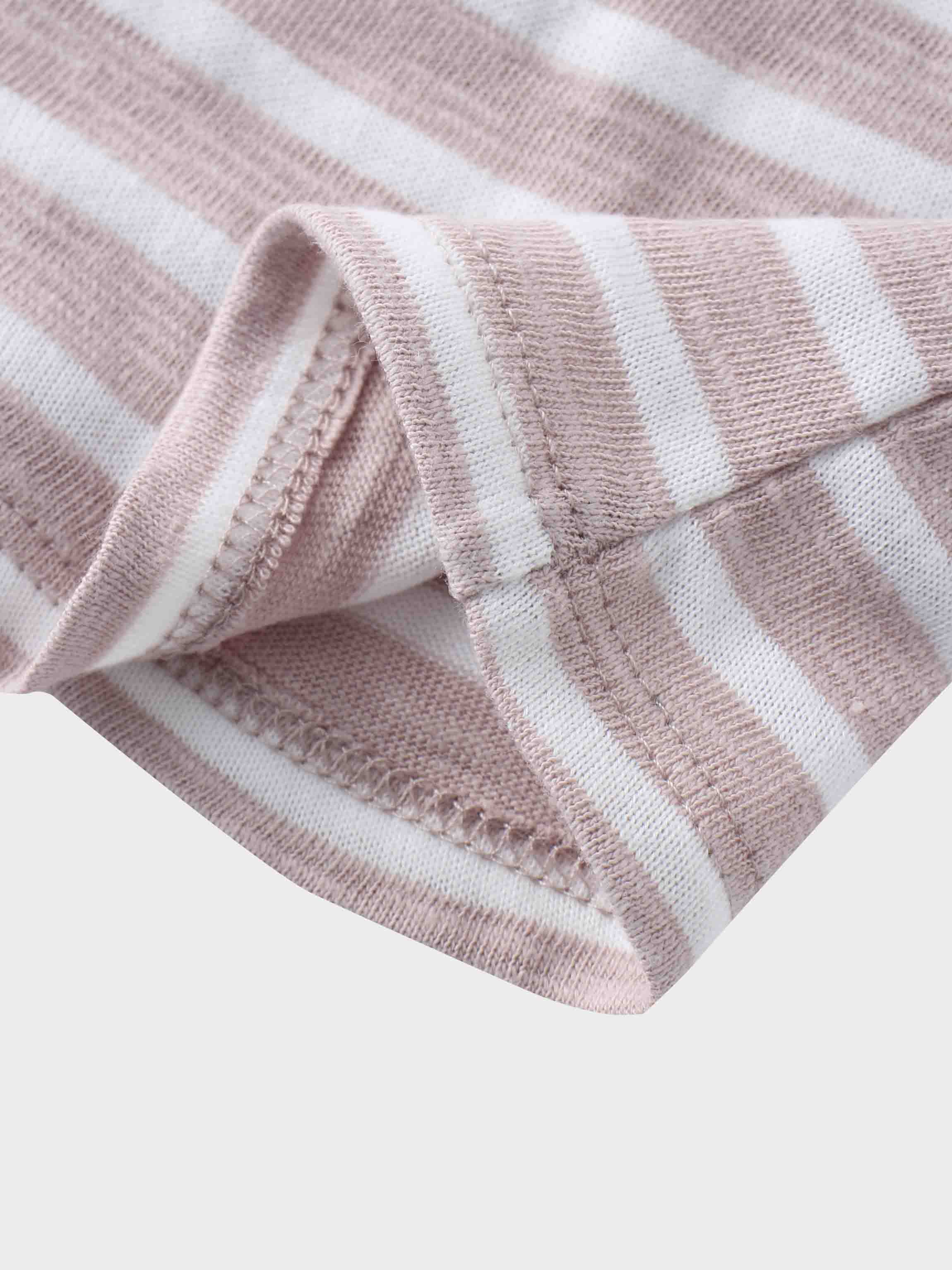 Striped Tank Set- Pastel Pink
