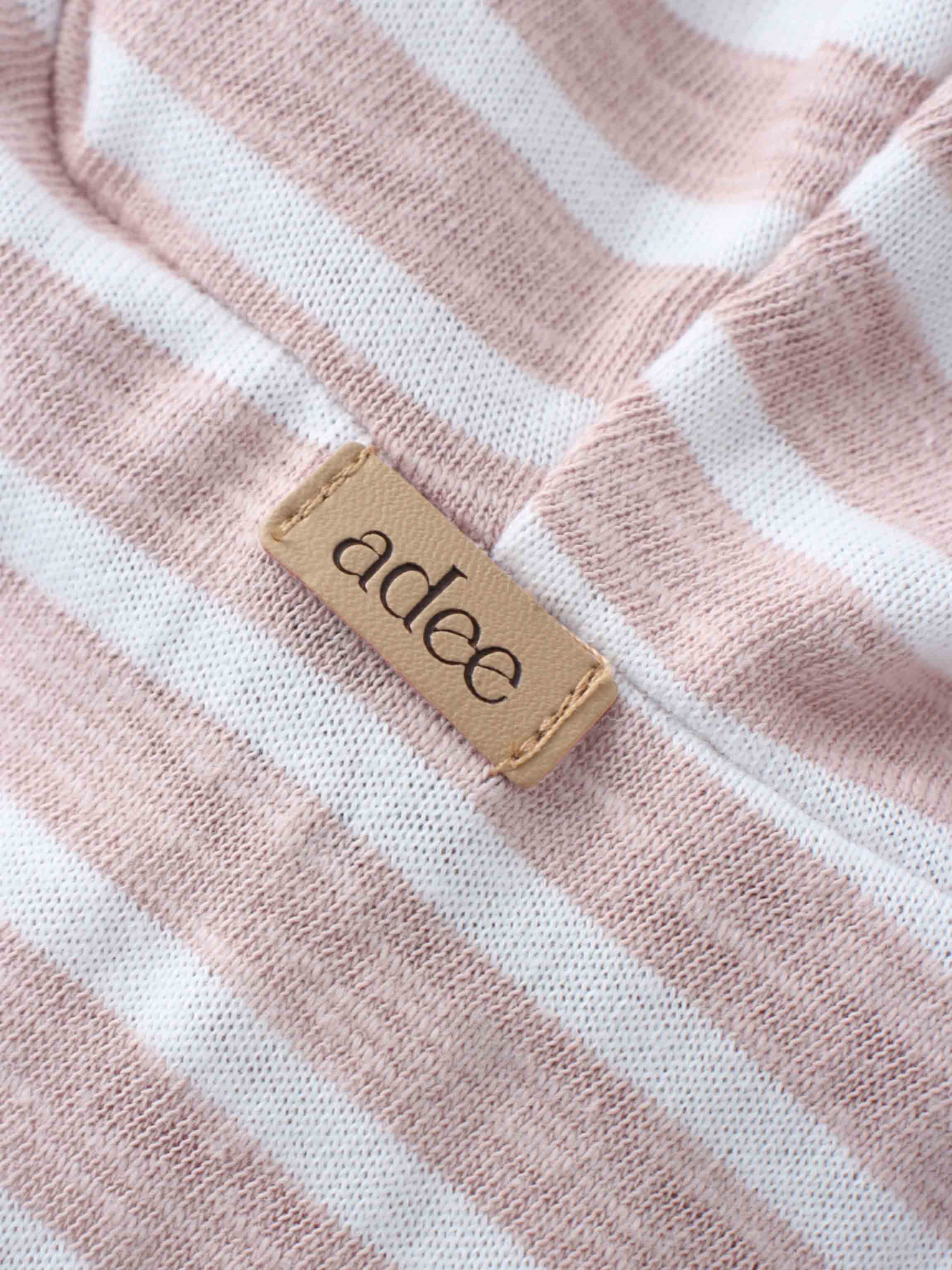 Striped Tank Set- Pastel Pink