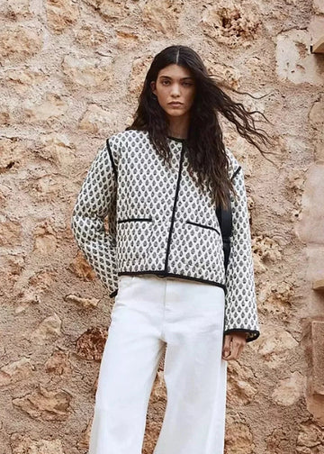 CHLOE CROPPED QUILT JACKET