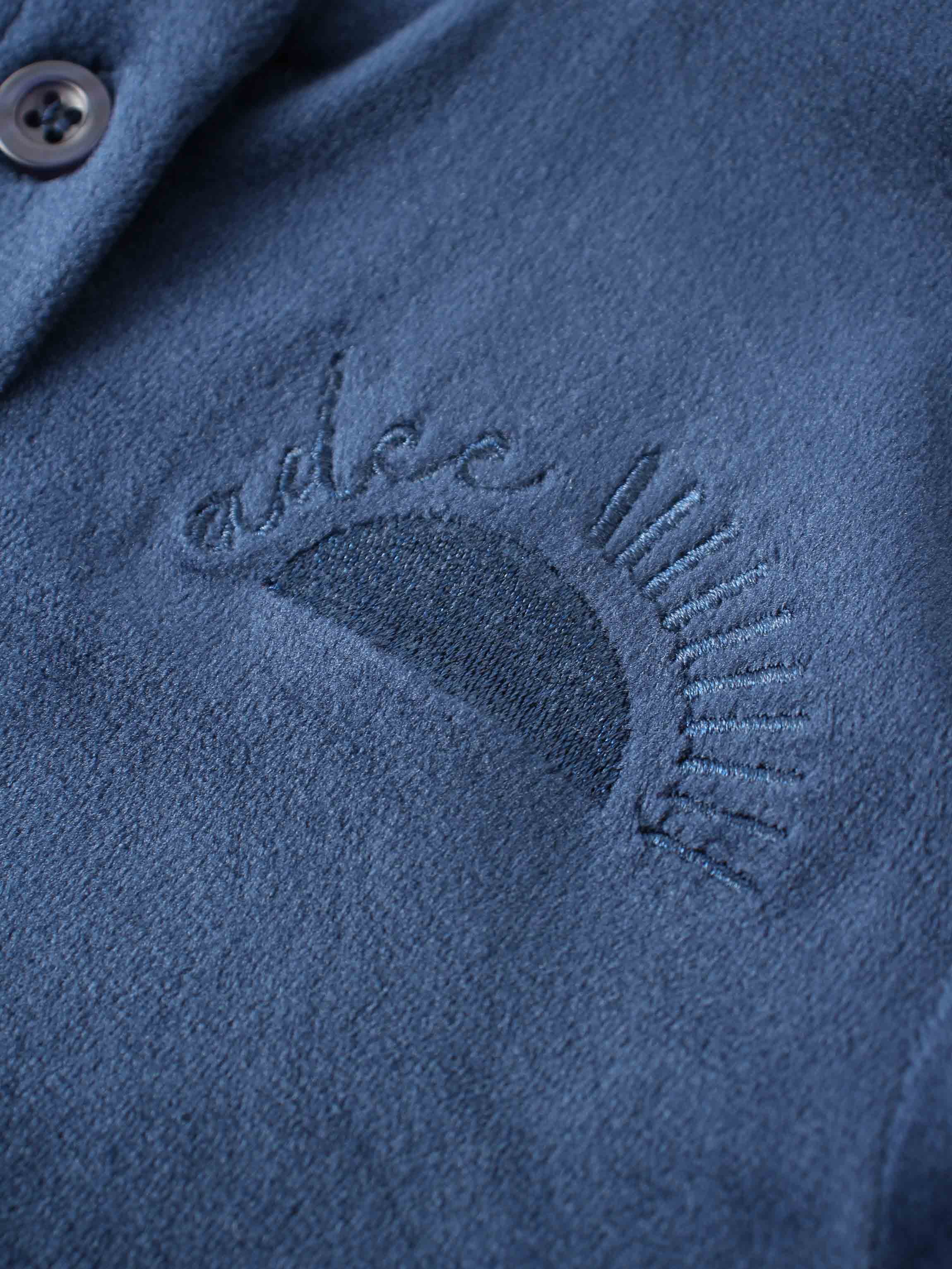Velour Bomber Set -  Navy