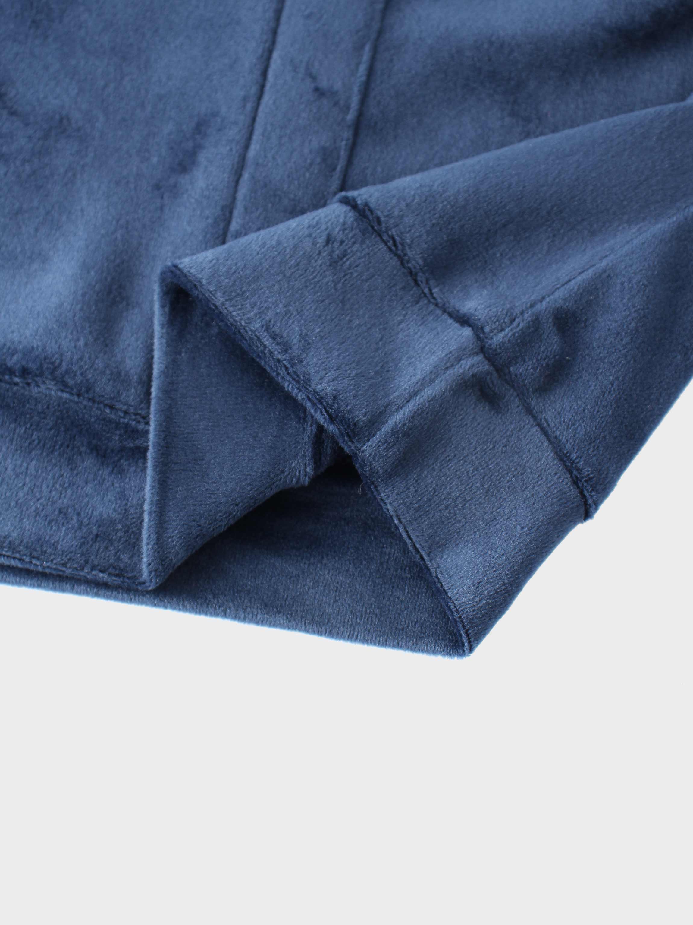 Velour Bomber Set -  Navy
