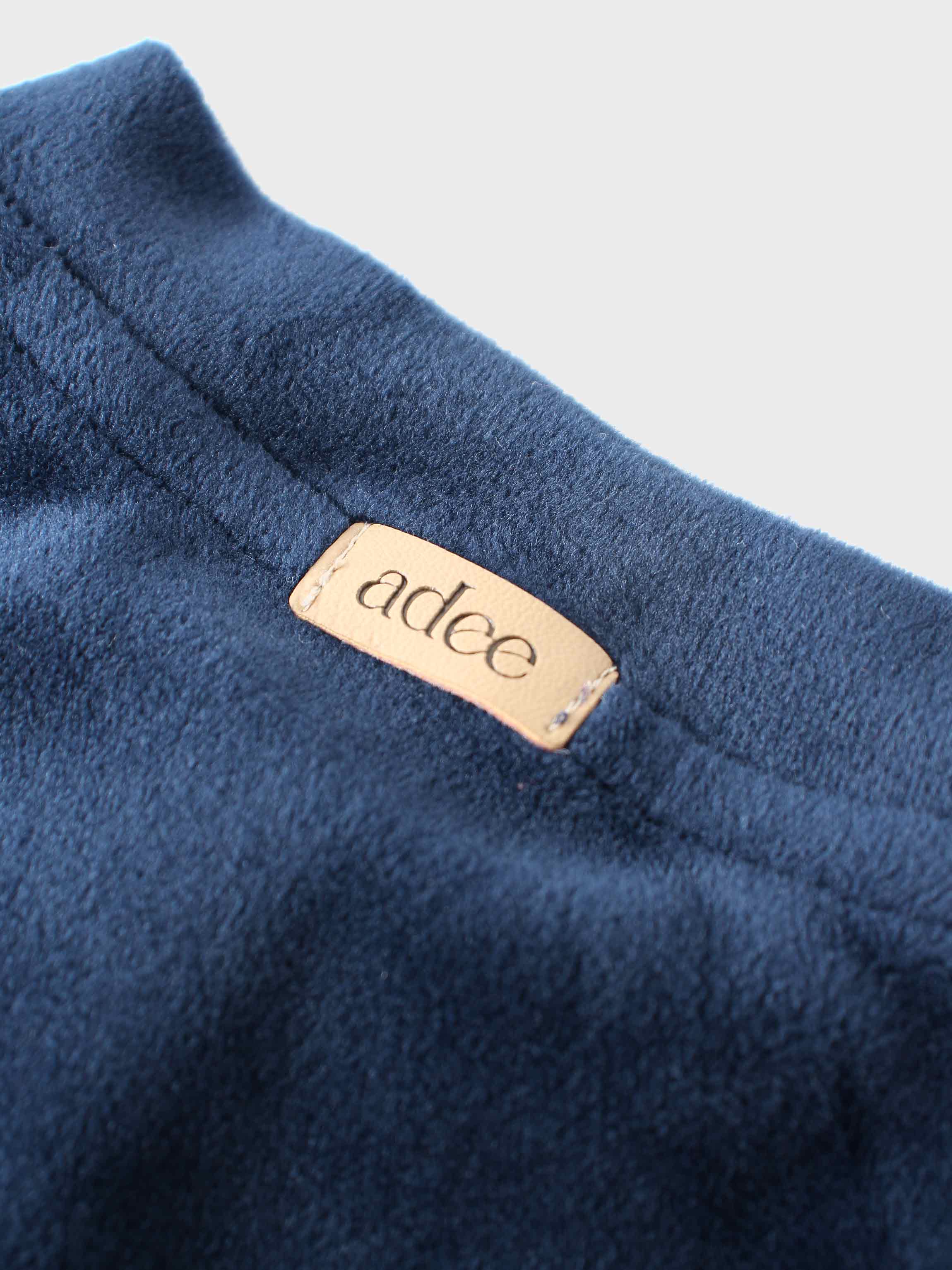 Velour Bomber Set -  Navy