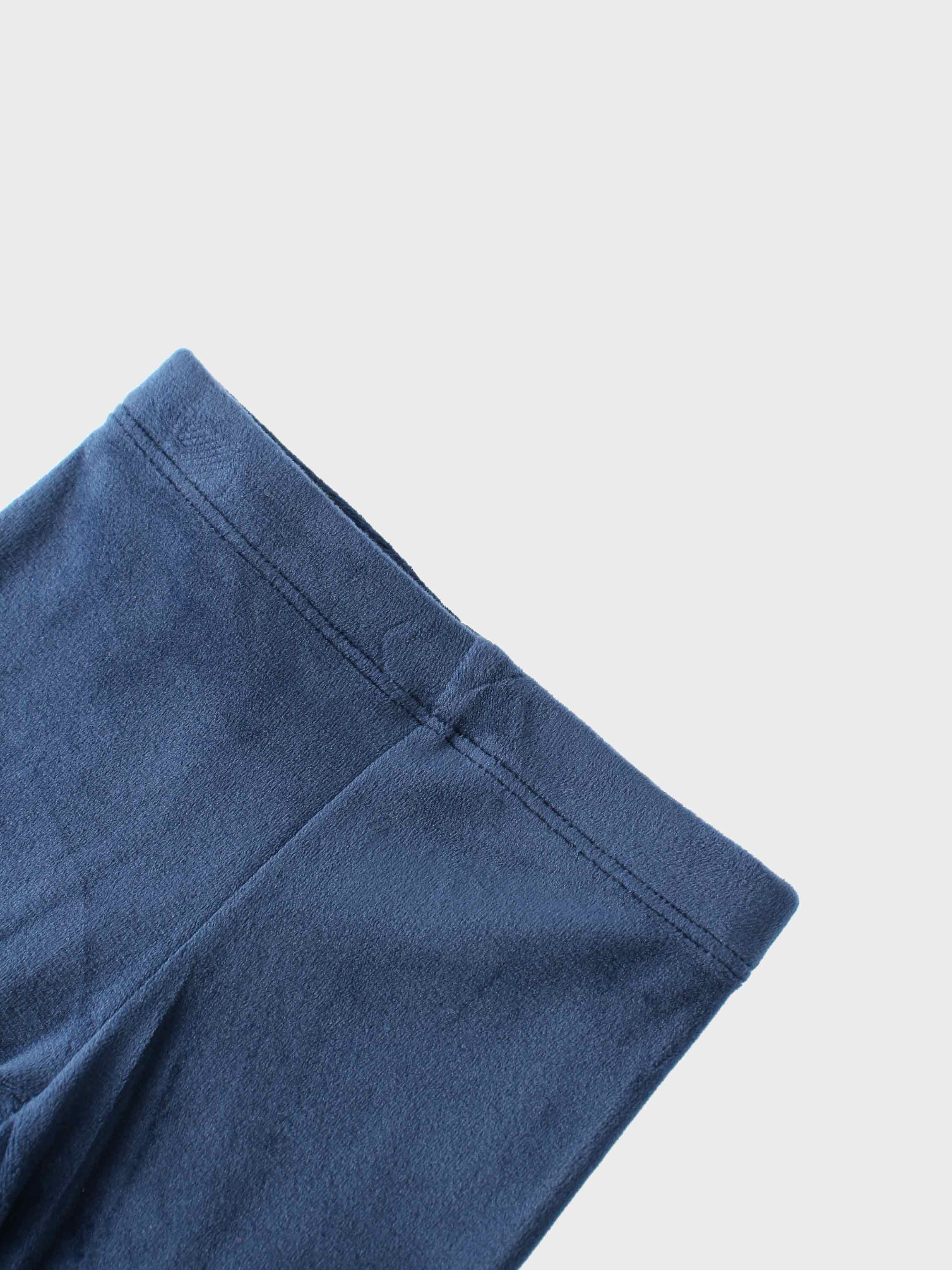 Velour Bomber Set -  Navy