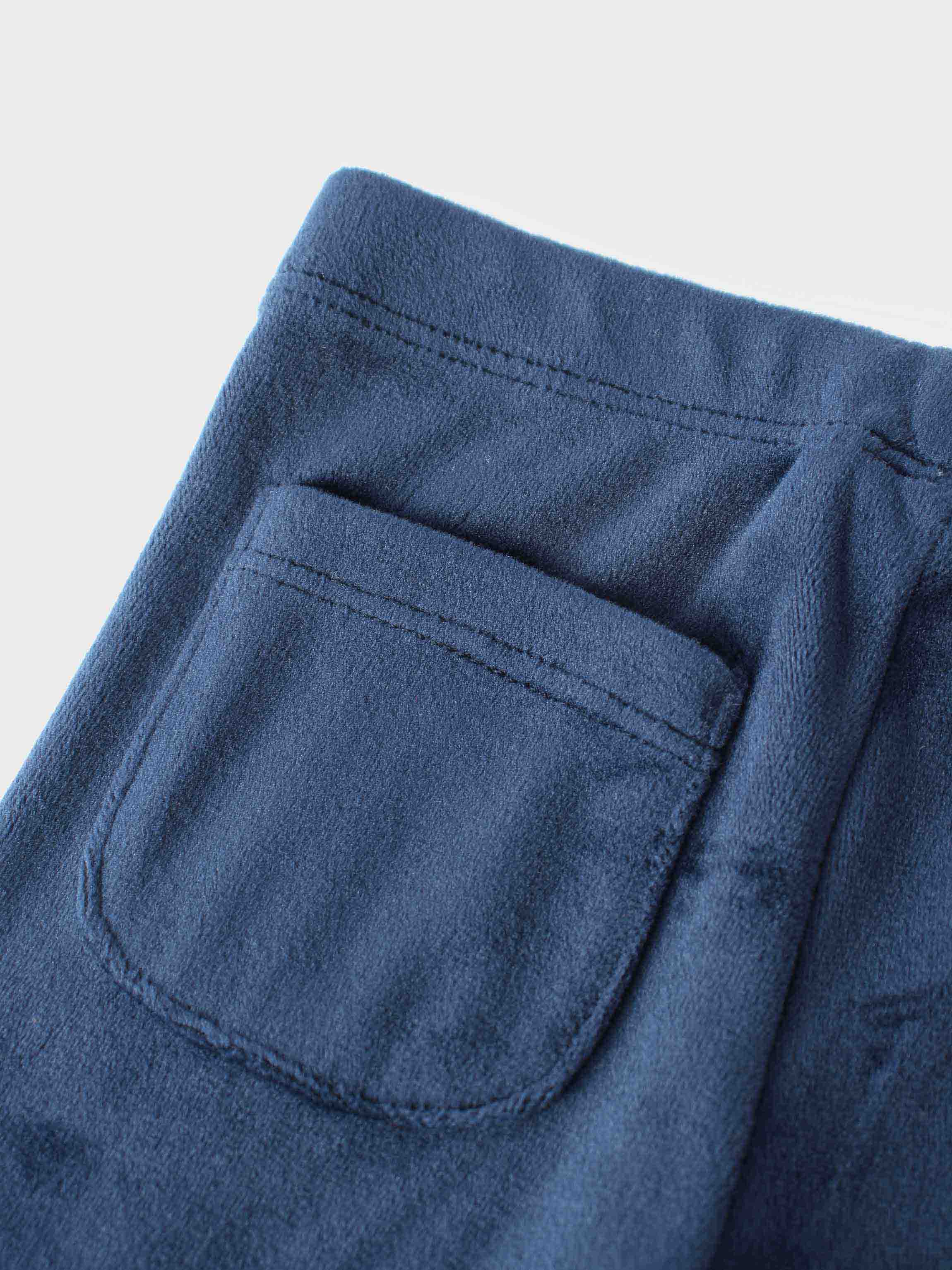 Velour Bomber Set -  Navy