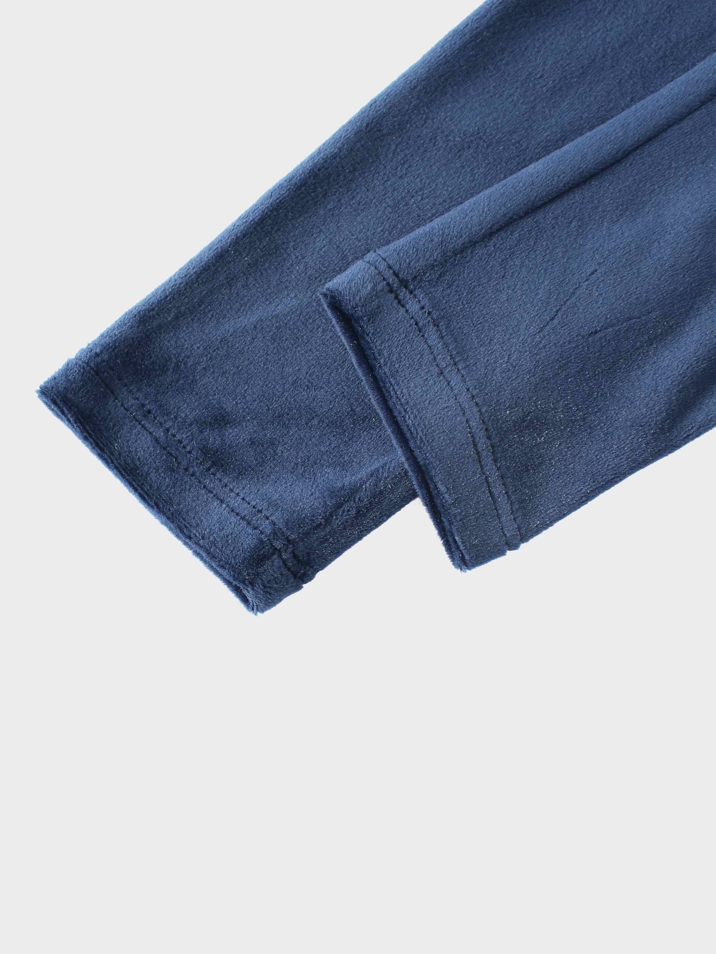 Velour Bomber Set -  Navy