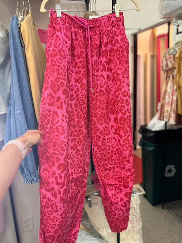 Barbie Pink Leopard Print Jeans