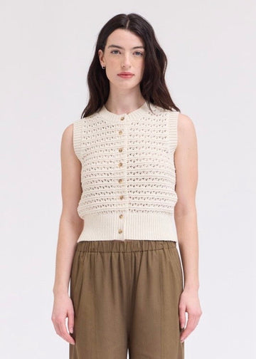 AVEN KNIT SLEEVELESS VEST