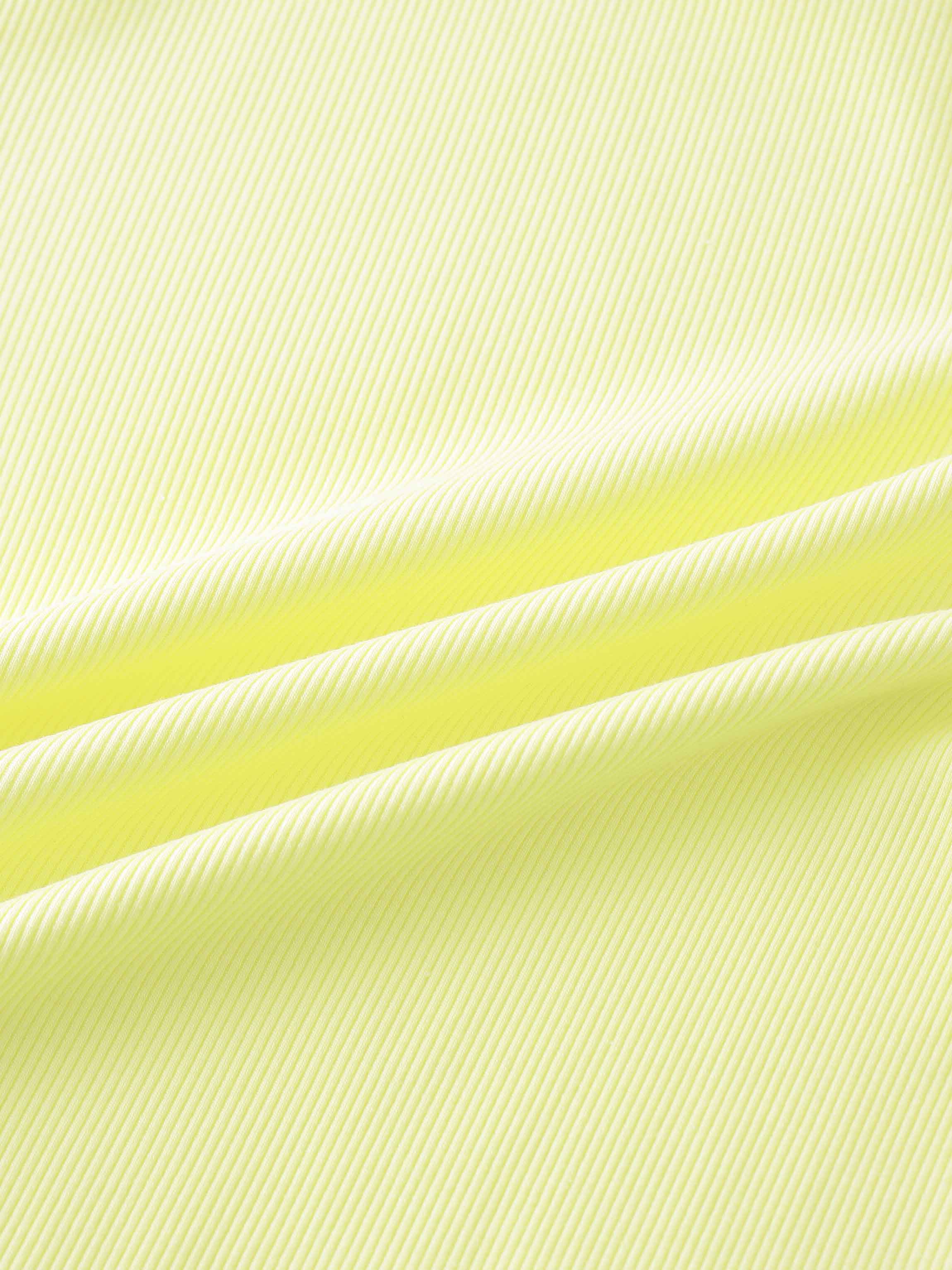 Yellow Ribbed Short Set