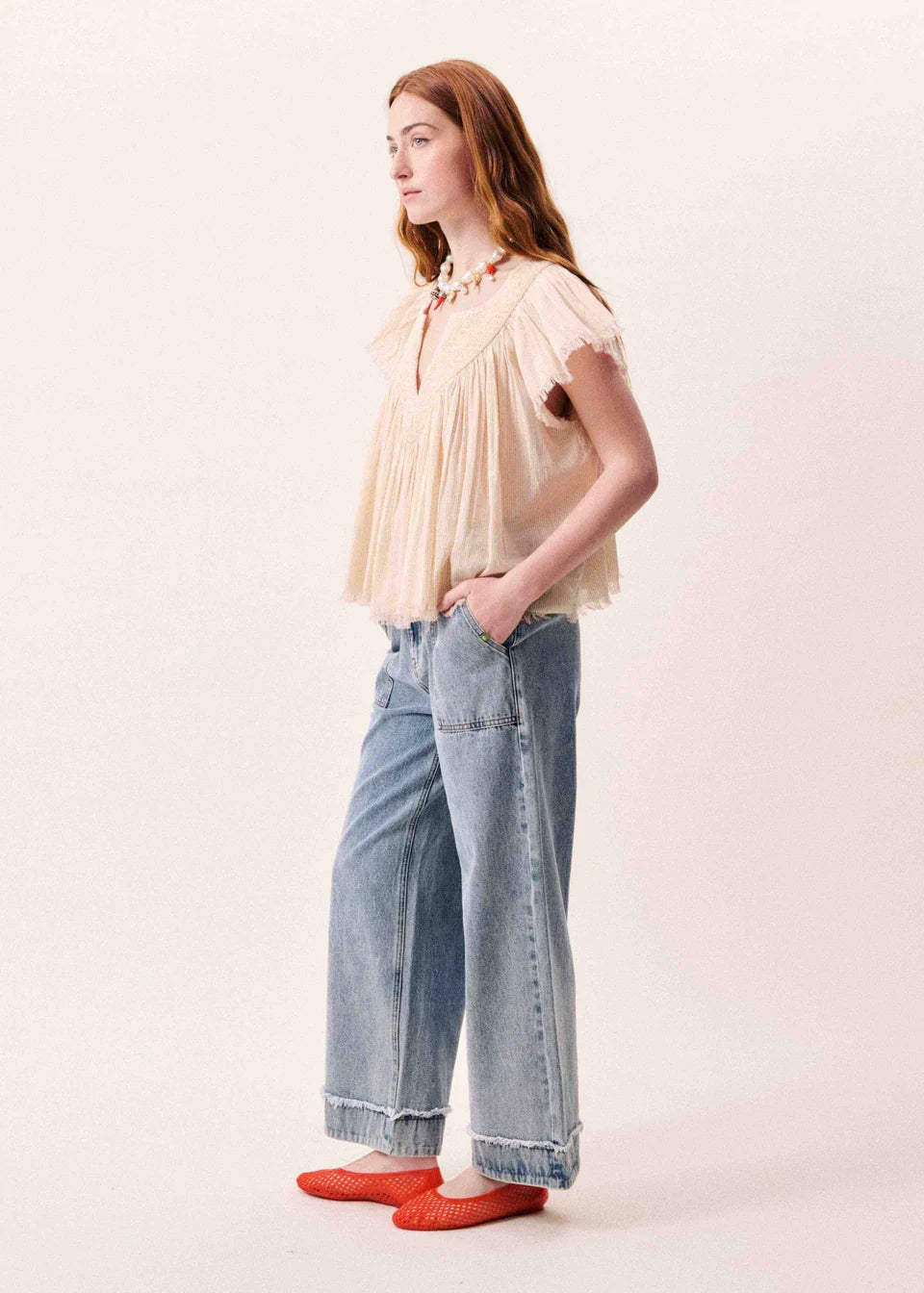 NOVAELLE SHORT SLEEVE TOP