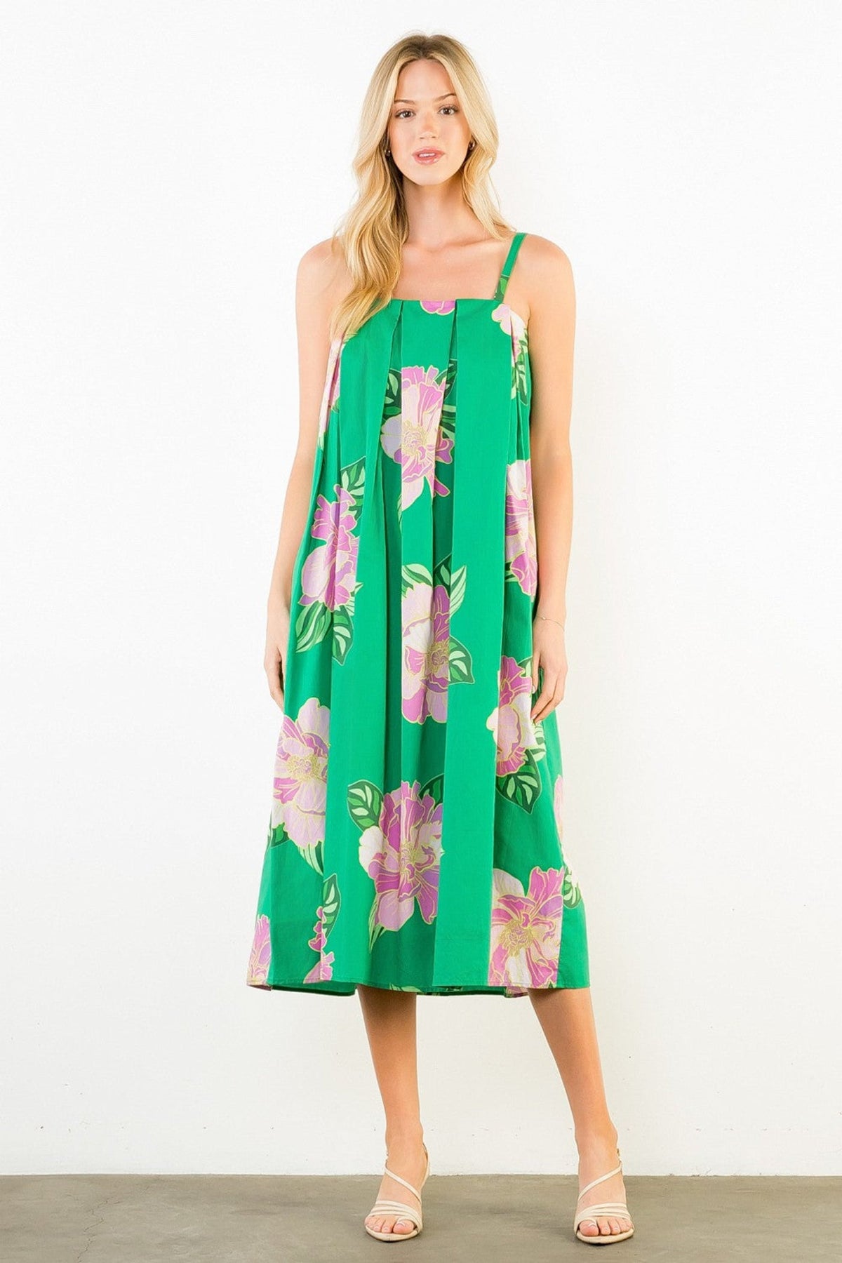HANNAH FLORAL MIDI DRESS