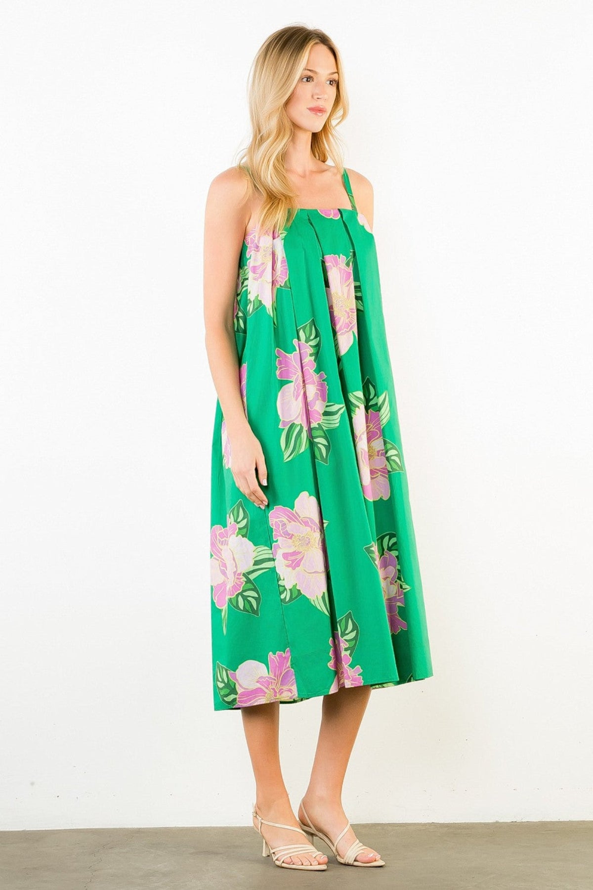 HANNAH FLORAL MIDI DRESS