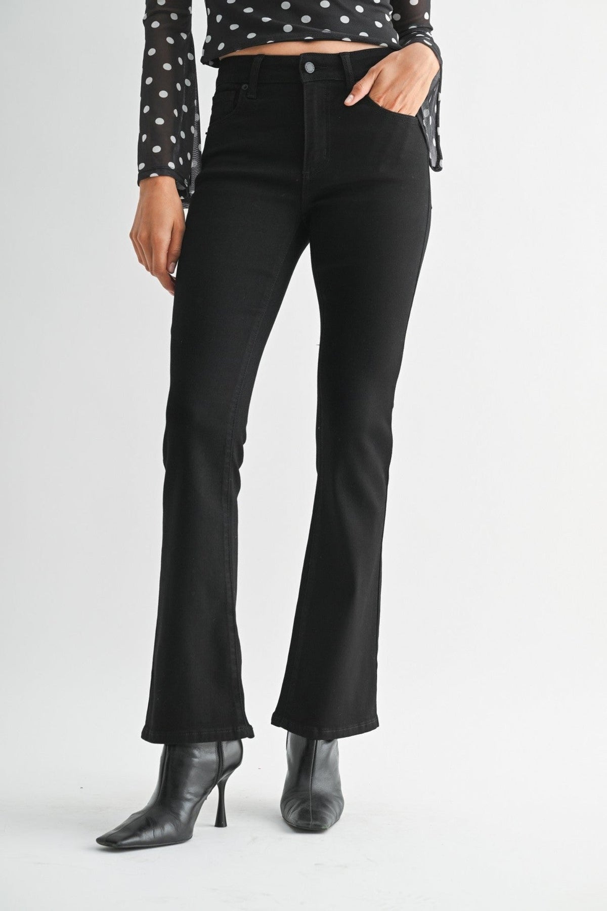 LUISA MID-RISE BOOTCUT JEANS