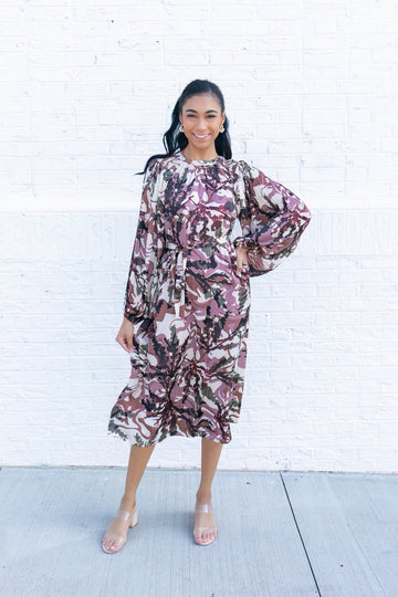 LILA MIDI DRESS