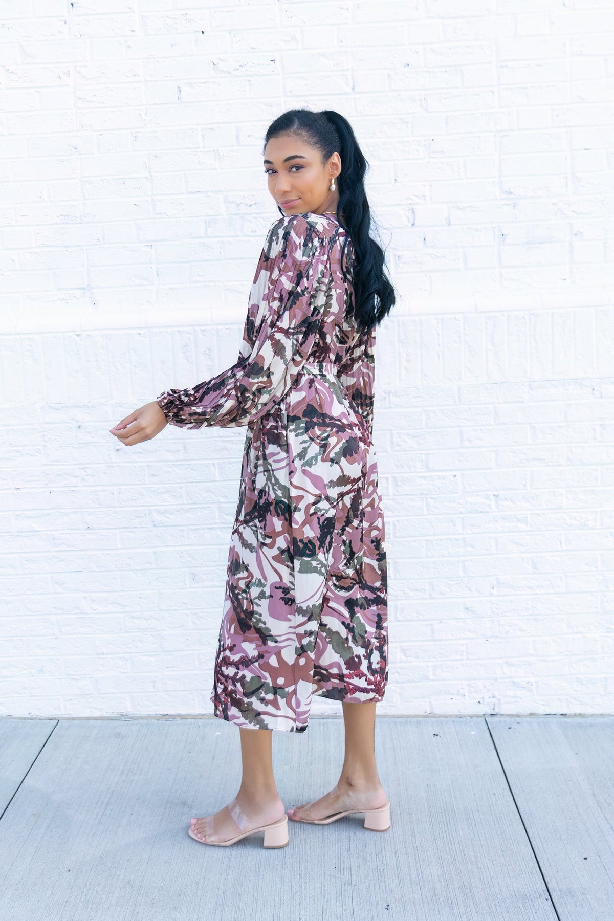 LILA MIDI DRESS
