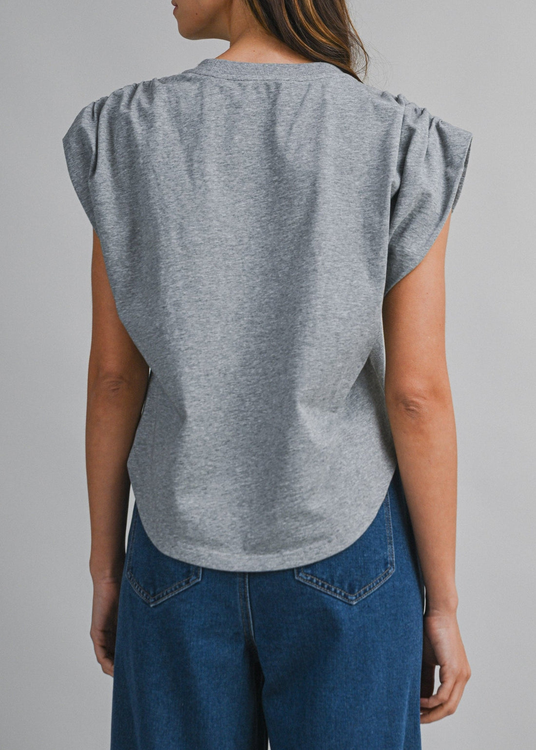 MARINA CAP SLEEVE TOP