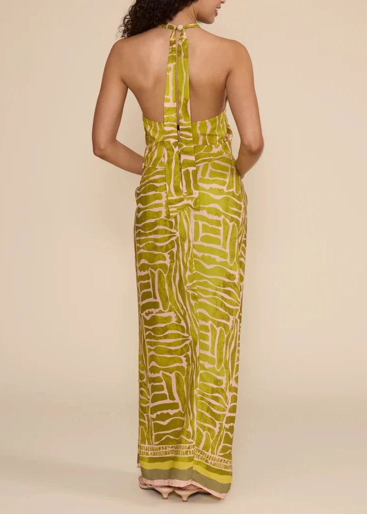 FLORES HALTER TOP