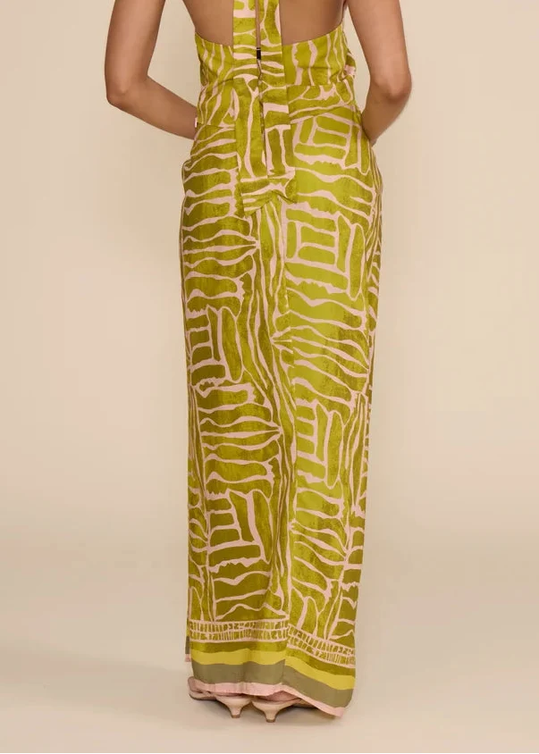 FLORES SLIT MAXI SKIRT