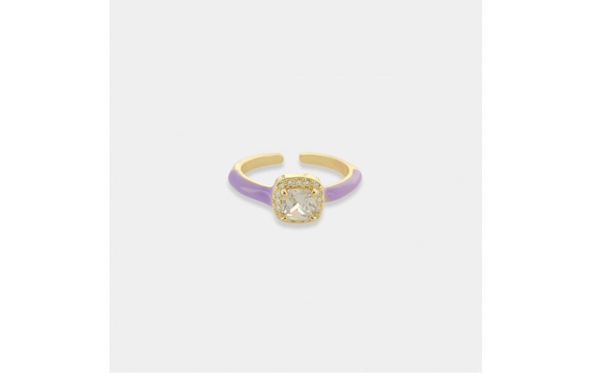 Enamel Adjustable Rings