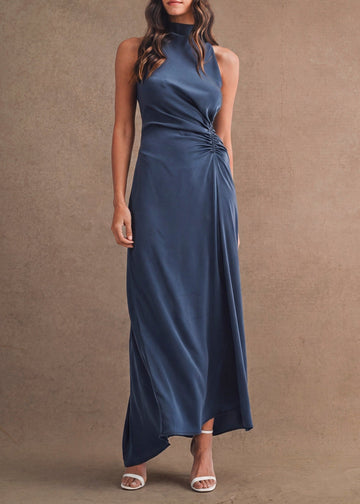 SARAH SATIN MAXI DRESS