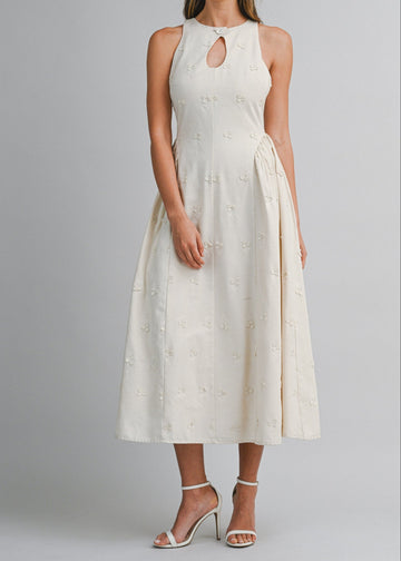 ANASTASIA SLEEVELESS MIDI DRESS