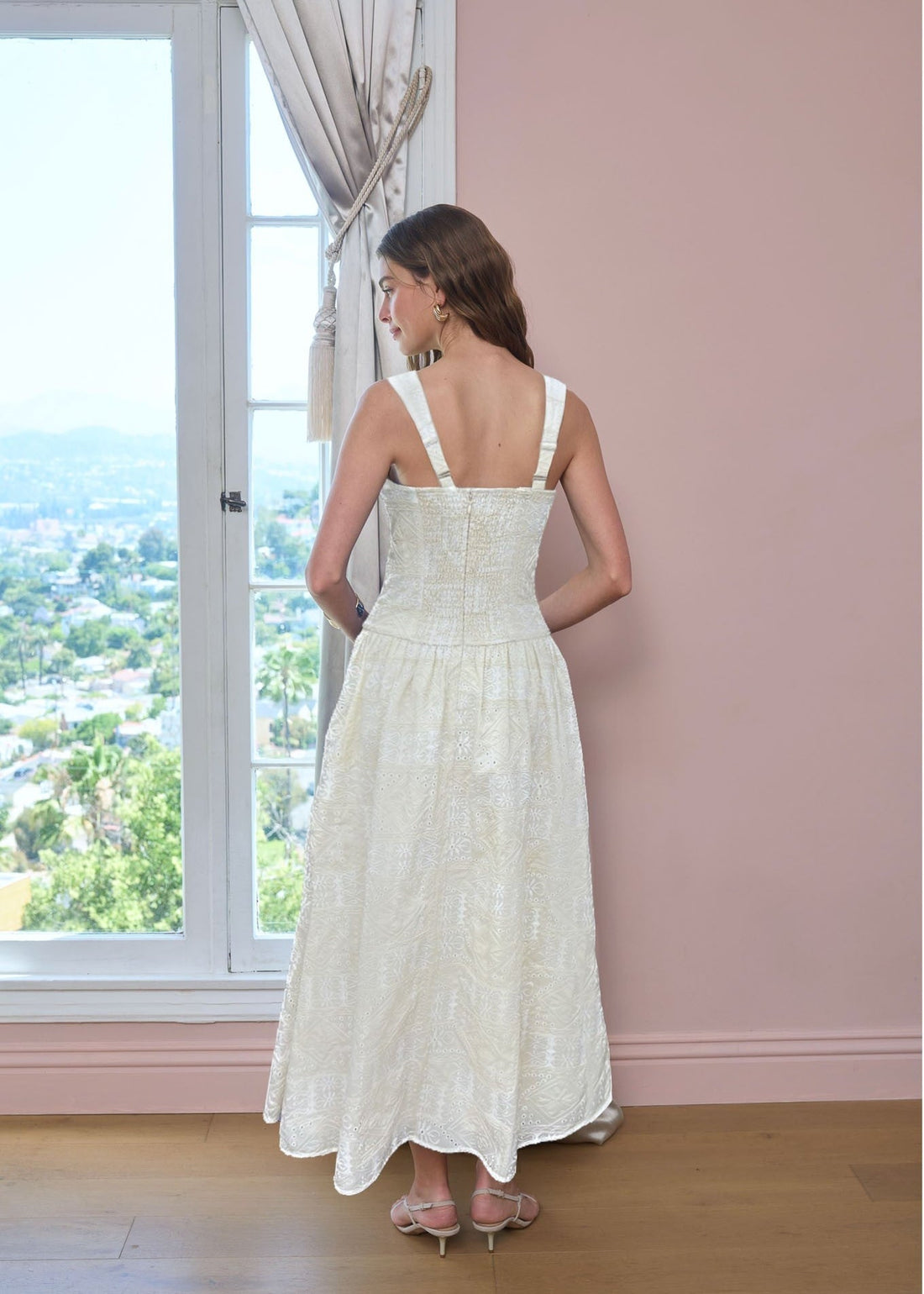 AUBREY EMBROIDERED MAXI DRESS