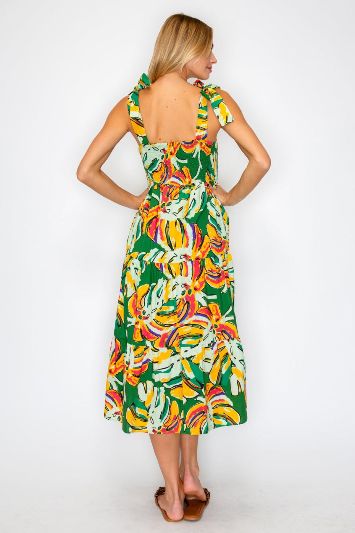 MELANIE SLEEVELESS MIDI DRESS