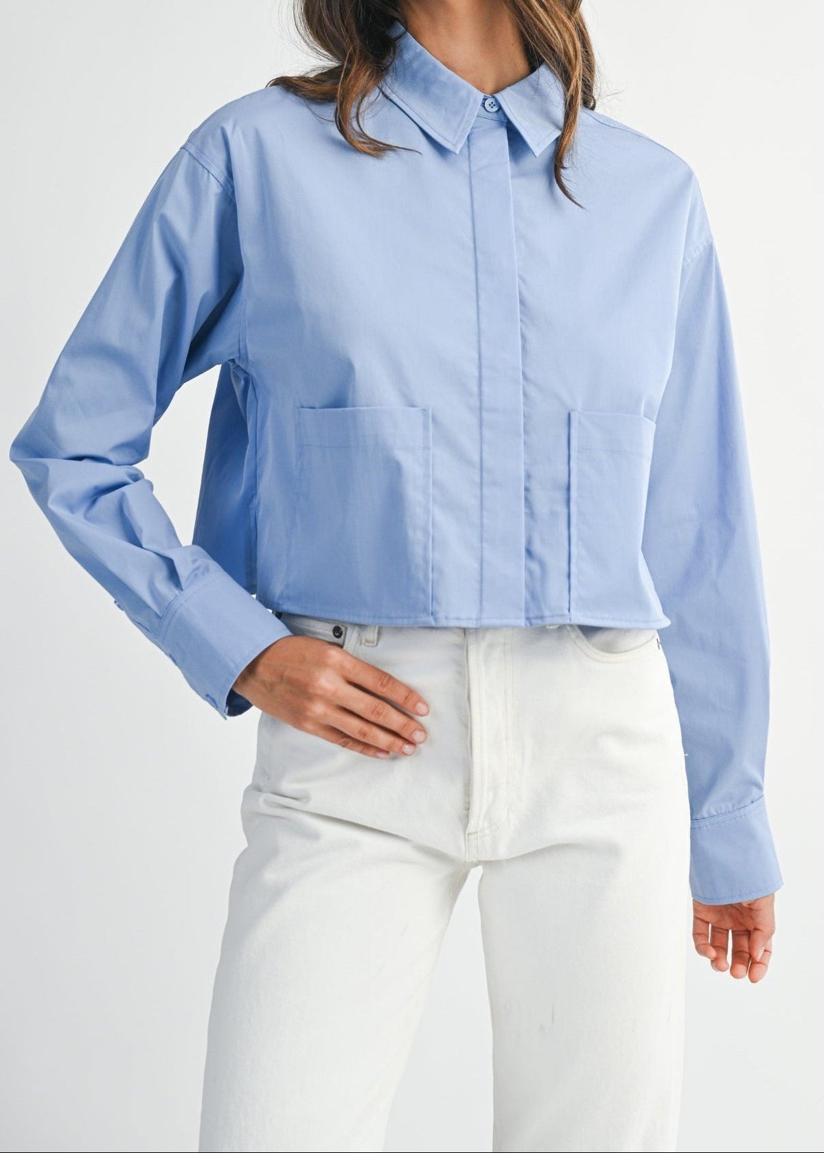 HAILEY CROPPED CLASSIC TOP