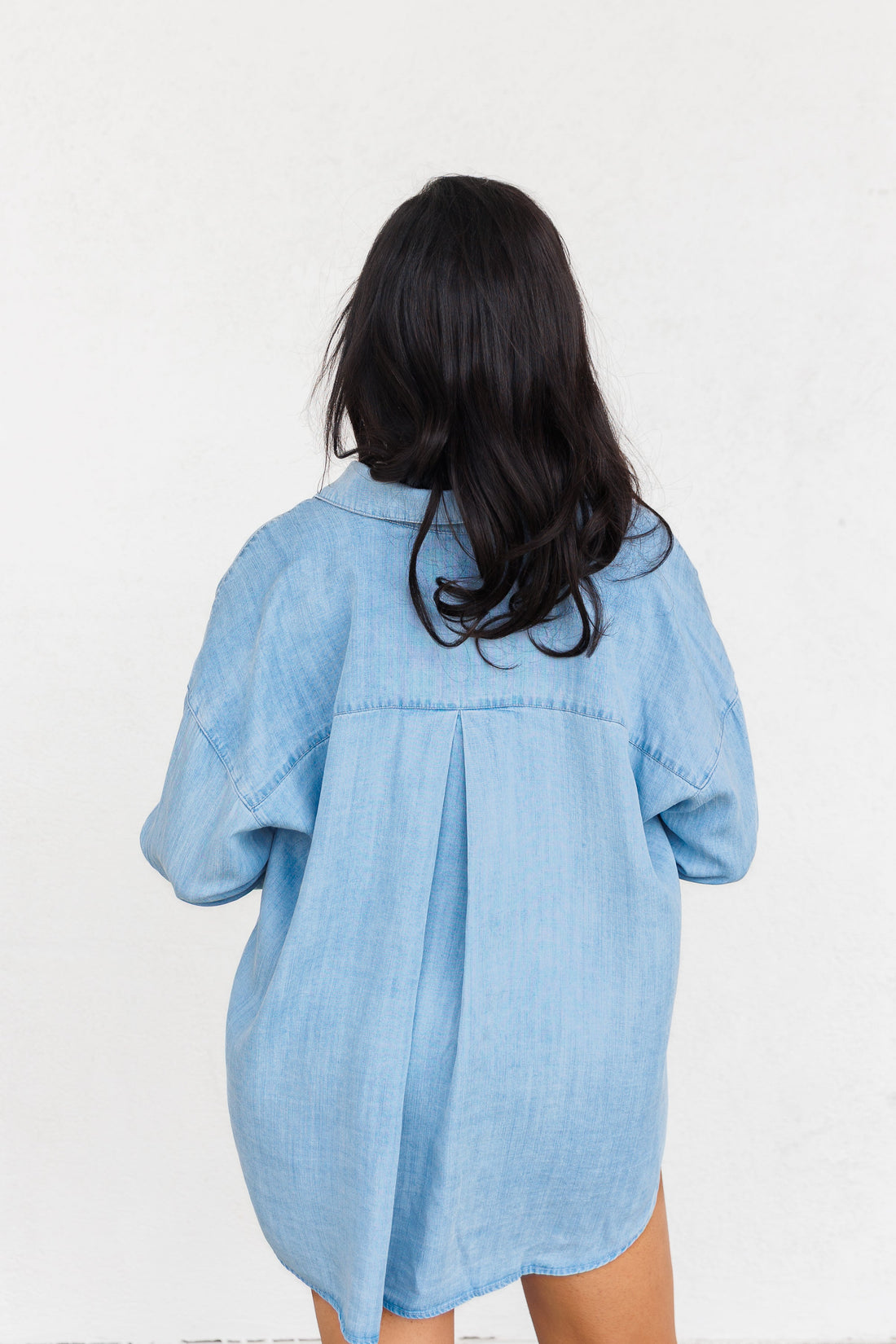 BETHANY CHAMBRAY TOP