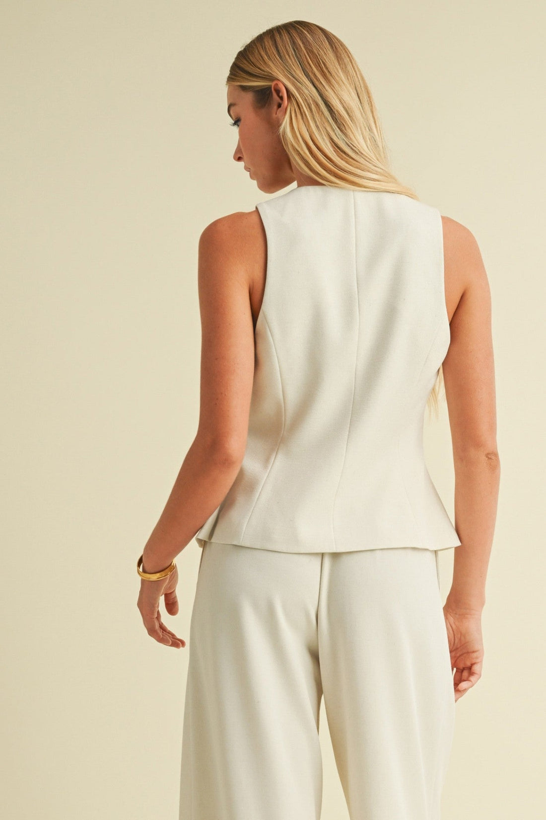 COURTNEY TAILORED VEST TOP