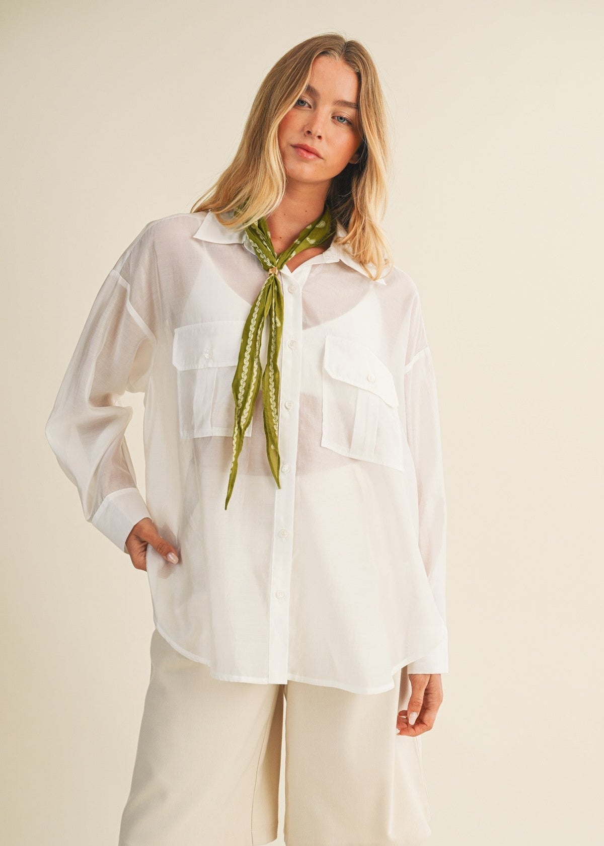 ROBERTA BUTTON DOWN SHIRT