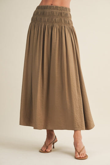 ARLIE A-LINE MAXI SKIRT