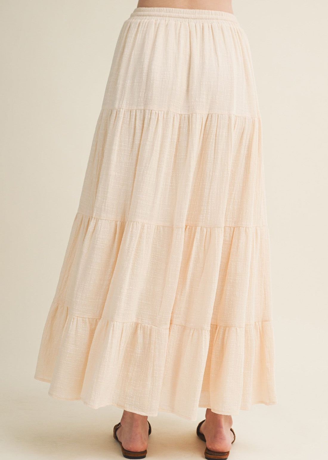 NOAH TIERED MAXI SKIRT