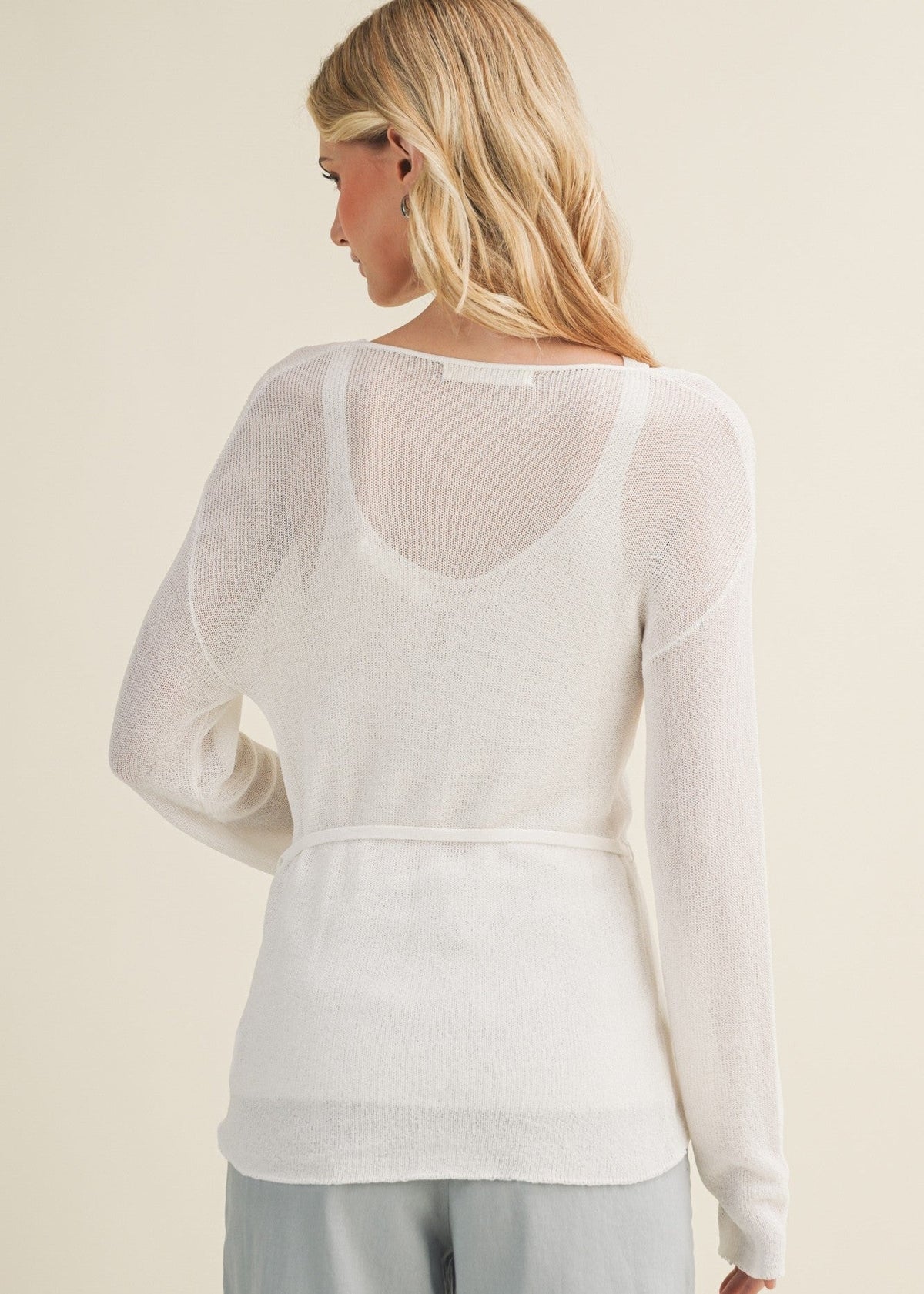 ALLIE LIGHTWEIGHT KNIT CARDIGAN